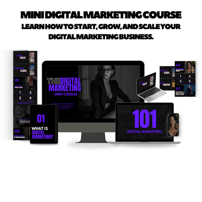 FREE -Mini Digital Marketing Masterclass Course RRP$67