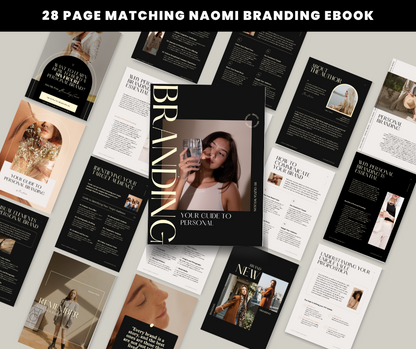 Naomi Bundle 120 Instagram Post & Stories + Ebook + Mock Ups Transform Your Instagram Feed