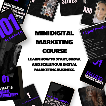 FREE -Mini Digital Marketing Masterclass Course RRP$67