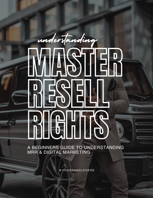 FREE - Understanding Master Resell Rights A Beginners Guide to Understanding MRR and Digital marketing