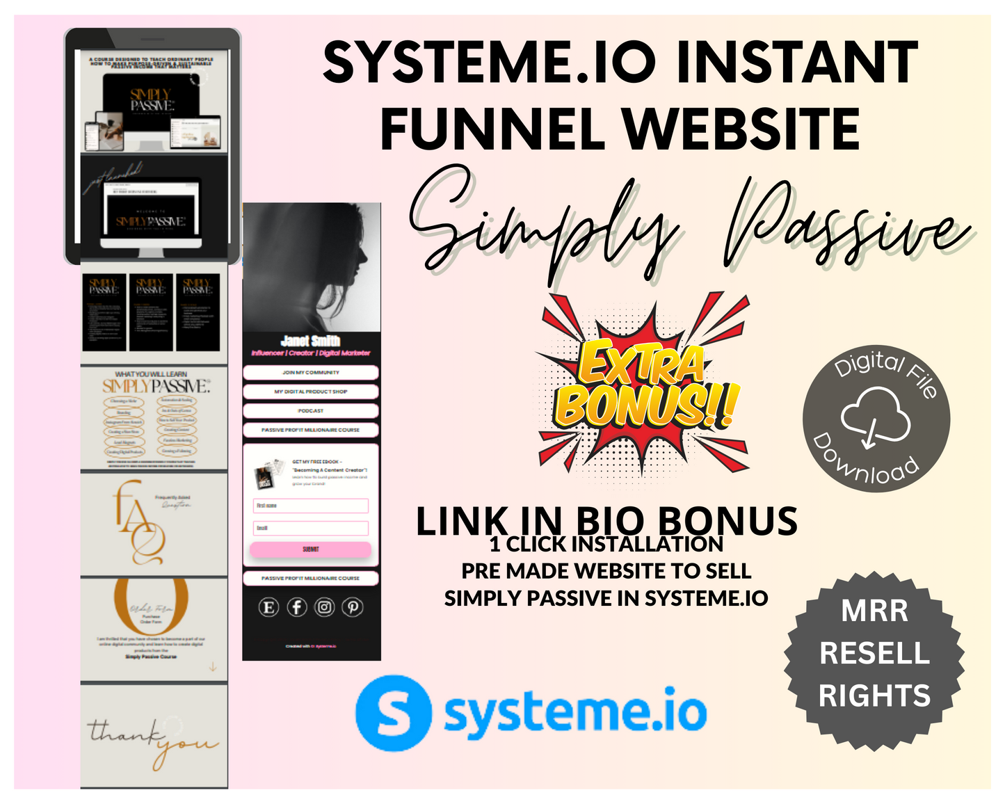 Simply Passive Ultimate Launch Library Bundle with Master Resell Rights