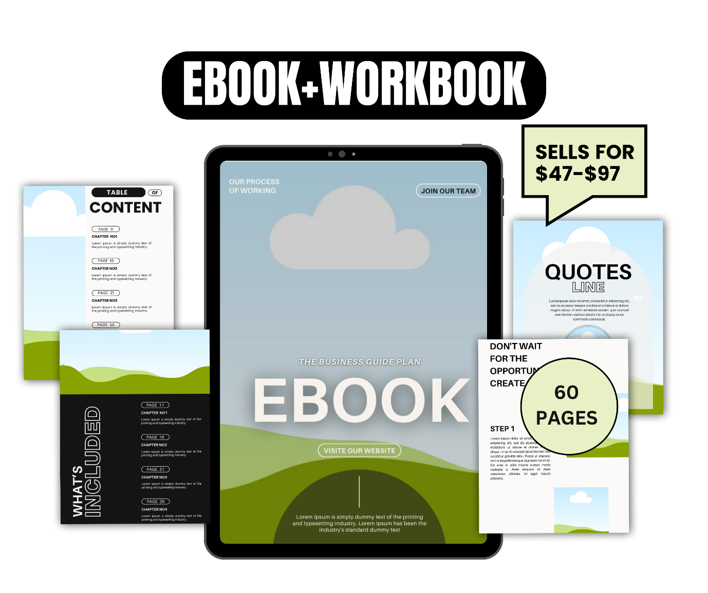 WHITE LABEL MATCHING WORKBOOK EBOOK TEMPLATE BLANK WORDING